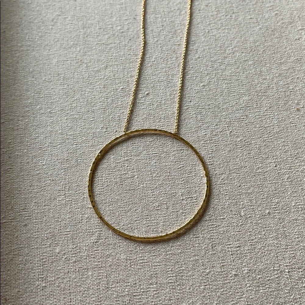 Essential Hammered Circle Pendant - Stella & Dot